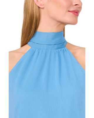Sleeveless High Neck Top