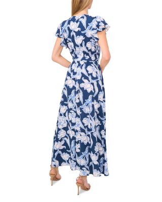 Wrap Front Maxi Dress