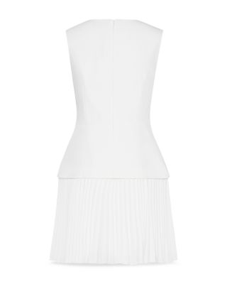 Haddy Mixed Media Pleated Dress