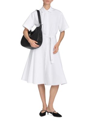 T-Bar Leather Shoulder Bag