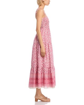 Border Smocked Maxi Dress - Exclusive