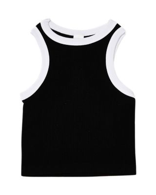  Girls' Contrast Trim Sleeveless Top - Big Kid