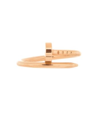 Pre-Owned Cartier - Small Juste un Clou Ring 18K Rose Gold