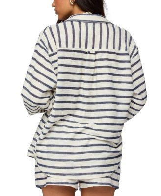 Collins Oversized Striped Button Up Shirt