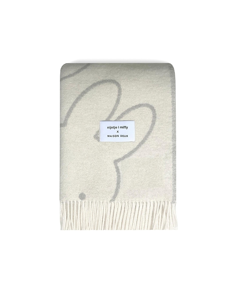 Maison Deux Miffy Blanket, 4.25' x 6.5'