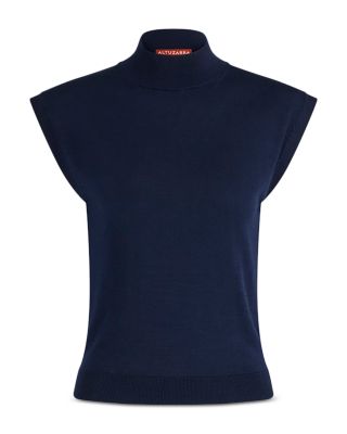 Gabe Wool Silk Mock Neck Sweater