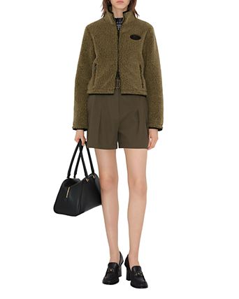 Cropped Fleece Jacket