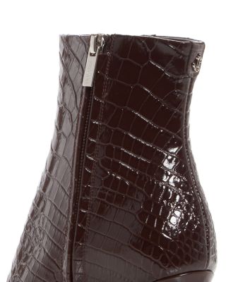 Women&#39;s Frankie 85 Croc Embossed Booties