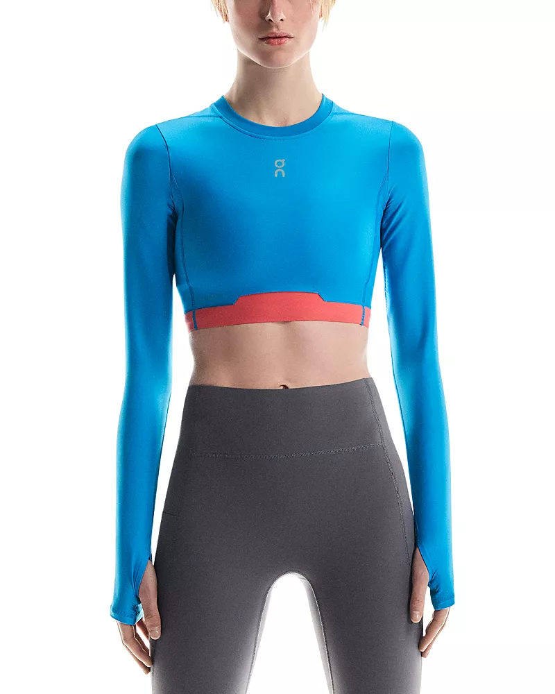 On Train Long Sleeve Crop Top