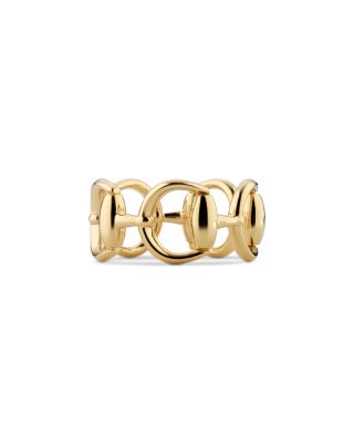 18K Yellow Gold Horsebit Ring