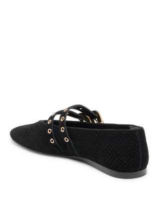 Women&#39;s Baylee Grommet Mary Jane Flats