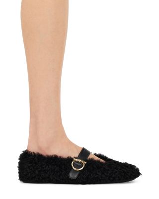 Women's Nero Buckled Flats