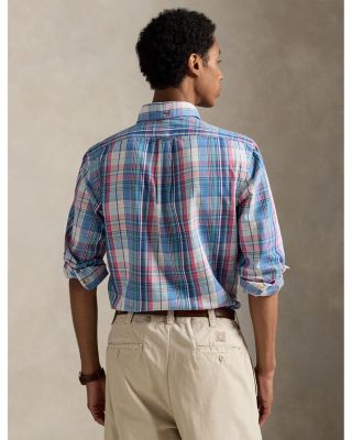 Classic Fit Plaid Twill Shirt