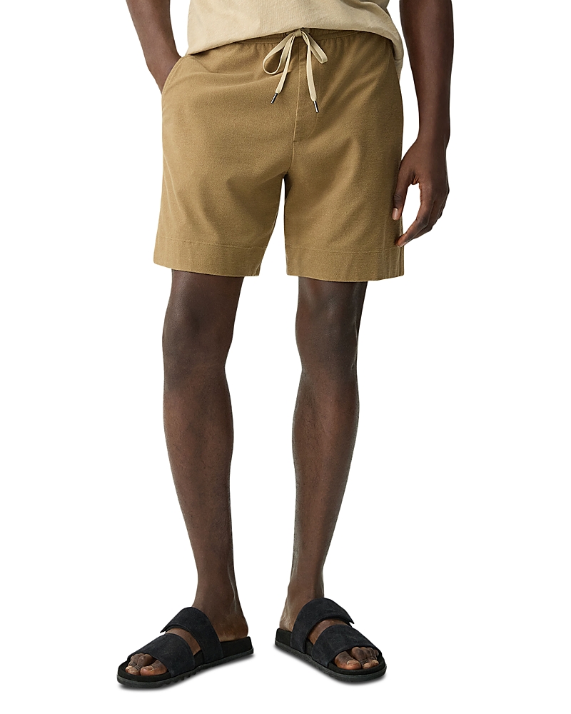 Theory Cotton Terry Cloth Drawstring Shorts