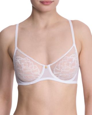 Flora Unlined Balconette Underwire Bra & Flora Bikini