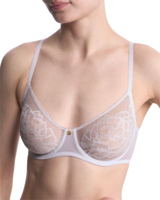 Flora Unlined Balconette Underwire Bra & Flora Bikini