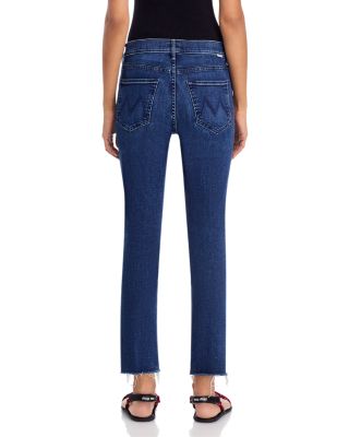The Dazzler Mid Rise Ankle Straight Jeans in Fancy Meeting You Here