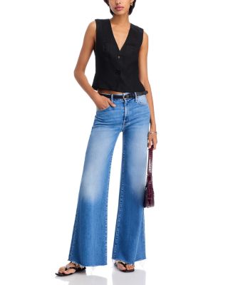 The Roller High Rise Wide Leg Jeans in Riding the Cliffside