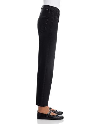 The Mid Rise Rambler Zip Flood Jeans in Spiked Hair Art Flair