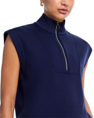 Quarter Zip Top & Pintucked Shorts - Exclusive