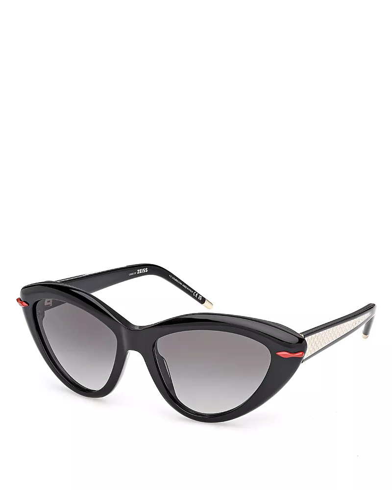 Christian Louboutin Cat Eye Sunglasses, 56mm