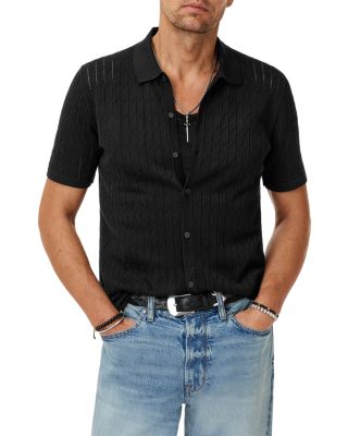 Moore Short Sleeve Regular Fit Textured Sweater