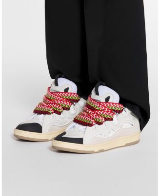  Unisex Leather Curb Sneakers