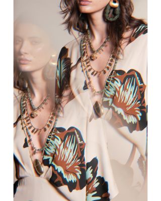 Tesoro Escondido Silk Maxi Dress