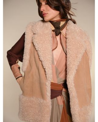 Salty Airy Shearling Vest