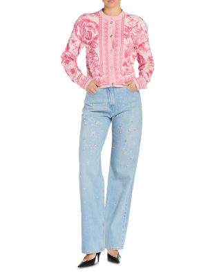 Underwater Barocco Foulard Cardigan