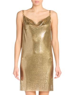 Metallic Mesh Dress