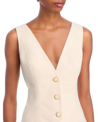 Avalina Sleeveless V Neck Vest