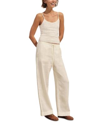 Buck Mason Crosshatch Linen Easy Pants | Bloomingdale's