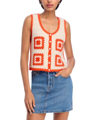 AQUA - Grandfather Crochet Tank - Exclusive