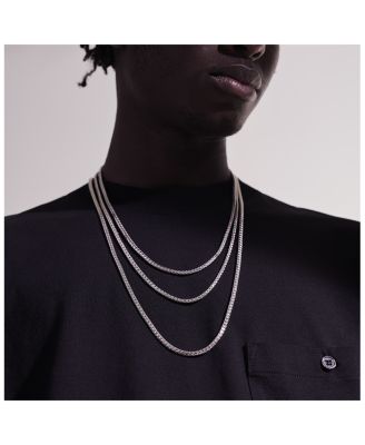 Sterling Silver Icon Mini Necklace, 3.5mm