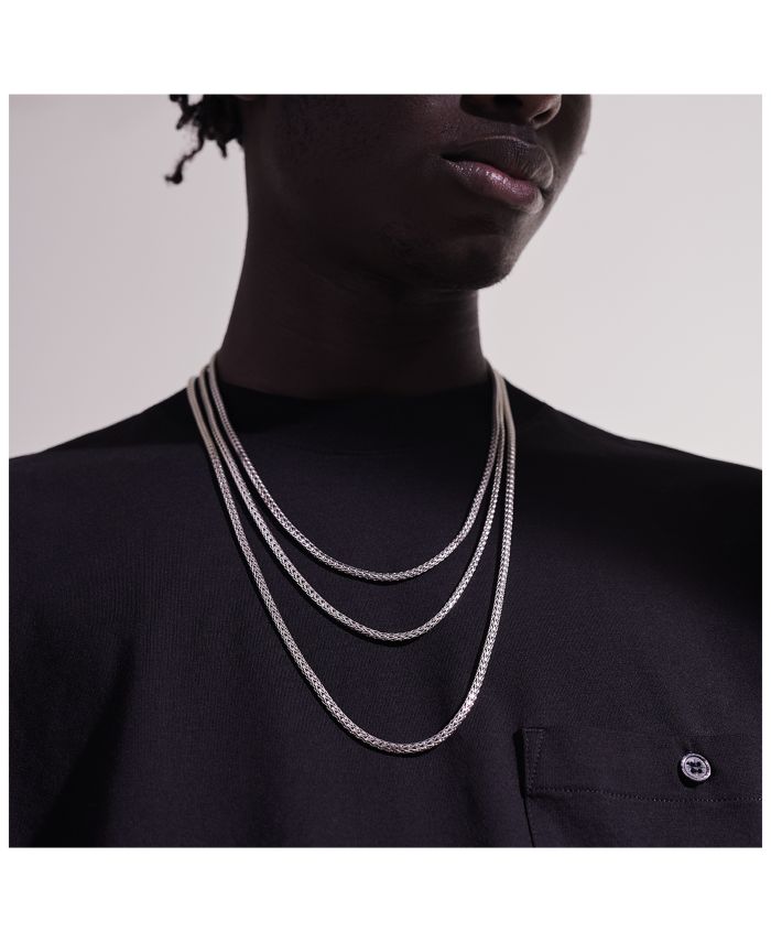 Sterling Silver Icon Mini Necklace, 3.5mm