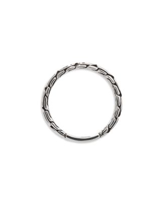 Sterling Silver Carved Chain Band Ring