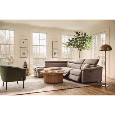 Prato 3-Piece Power Reclining Fabric Sectional
