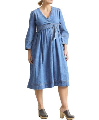 HATCH Collection - The Denim Carolina Maternity Dress