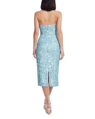 Etta Sequin Halter Dress