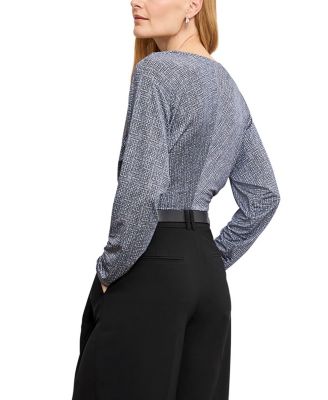 Amina Ruched Top - Printed Jersey