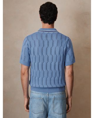 CHE Oasis Pointelle Tipped Polo