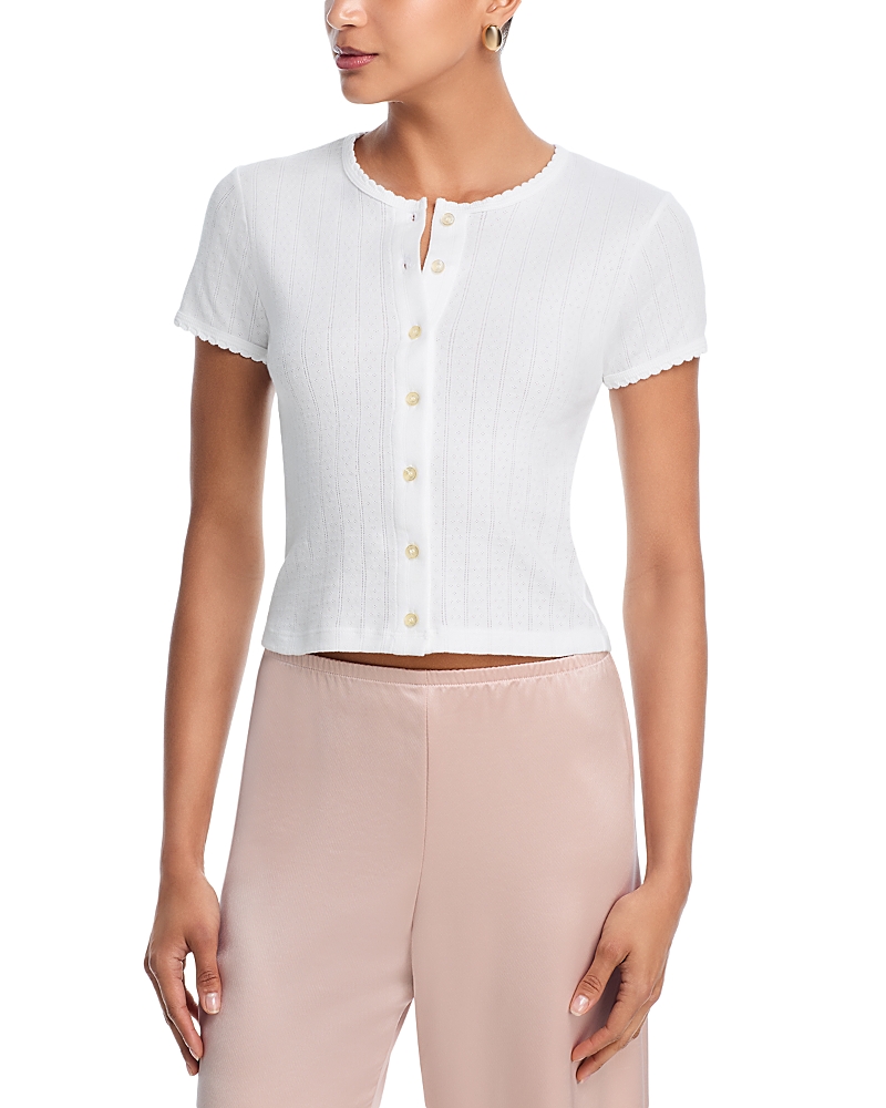 Leset Pointelle Top