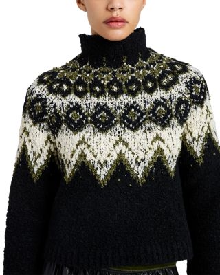 Lizzy Sweater in Textured Fair Isle