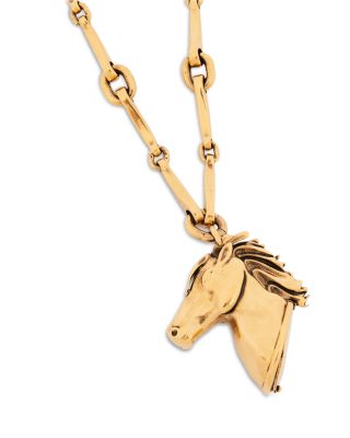 Horse Capsule Chain Necklace, 16"-18"