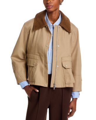3.1 Phillip Lim Cropped Flounce Combo Jacket | Bloomingdale's Women