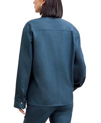 Russell Button Down Shirt - Washable Wool Twill