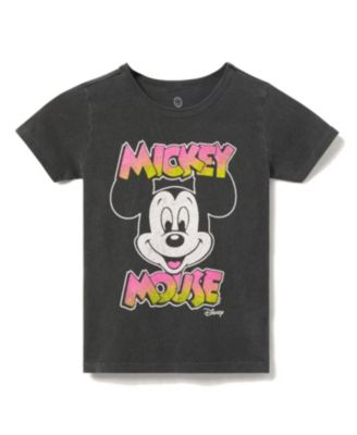 Junk Food Clothing - Unisex Retro Mickey Tee - Little Kid, Big Kid