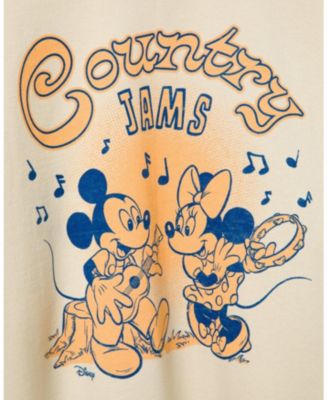 Mickey & Minnie Country Jams Flea Market Fleece Sweater