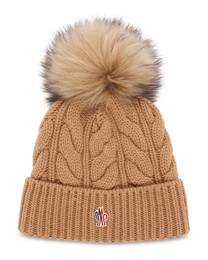Moncler Knit Hat In Green